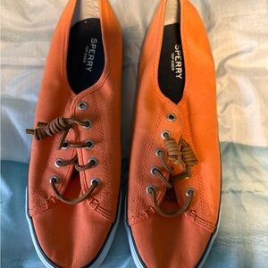 Sperry Vibrant Orange Lace-Up Shoes